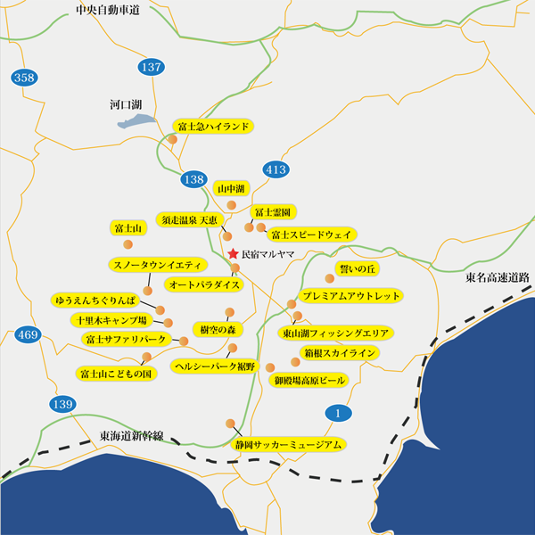 静岡県観光MAP